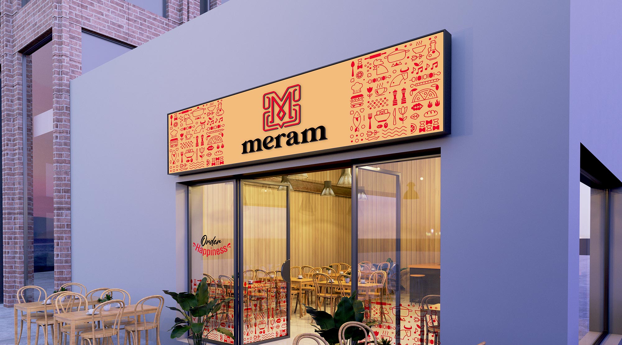 Meram Restaurant Branding - KONSEPTIZ Advertising Agency in Turkey