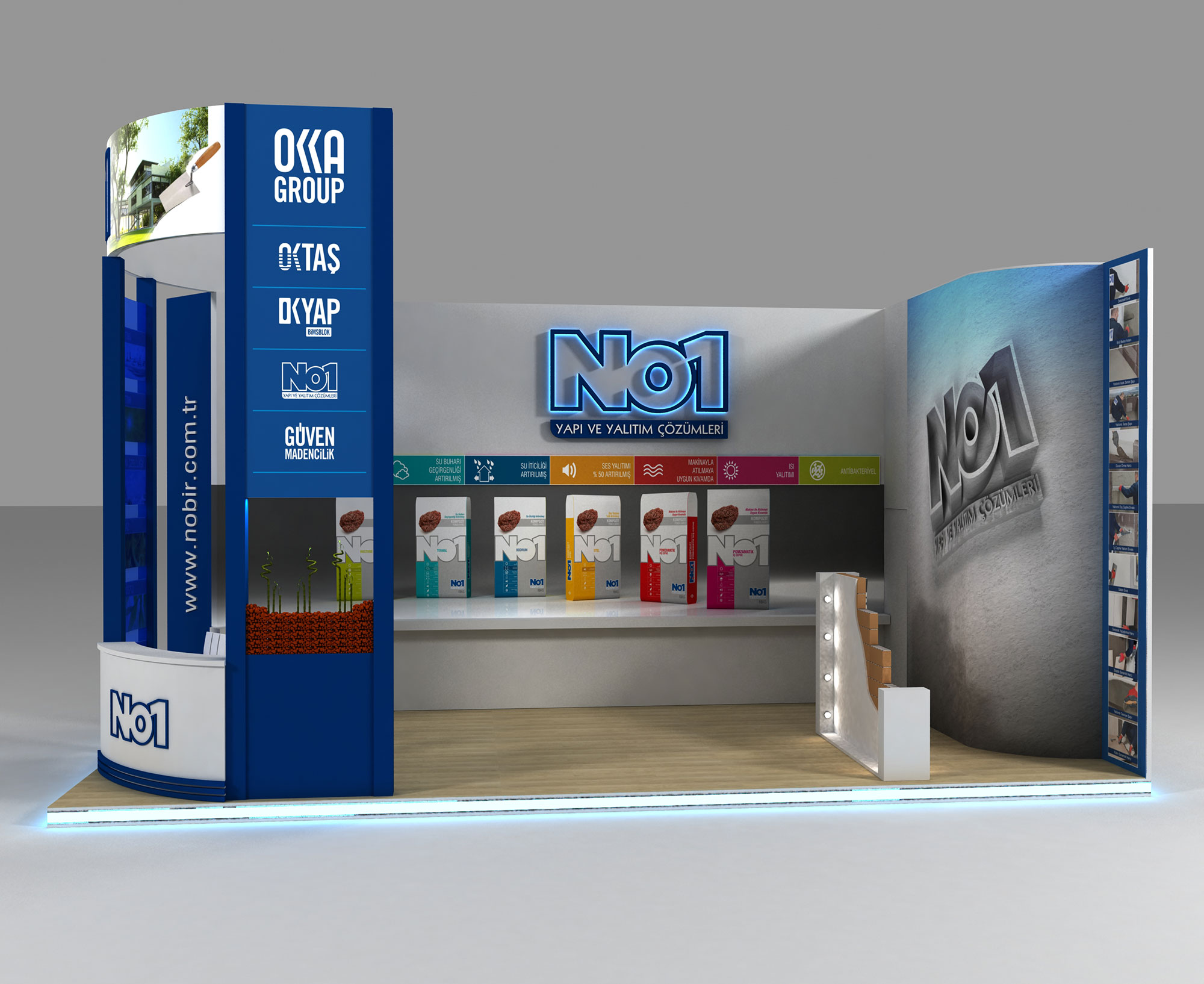 NO1 Thermal Insulation Fair Stand - KONSEPTIZ Advertising Agency in Turkey