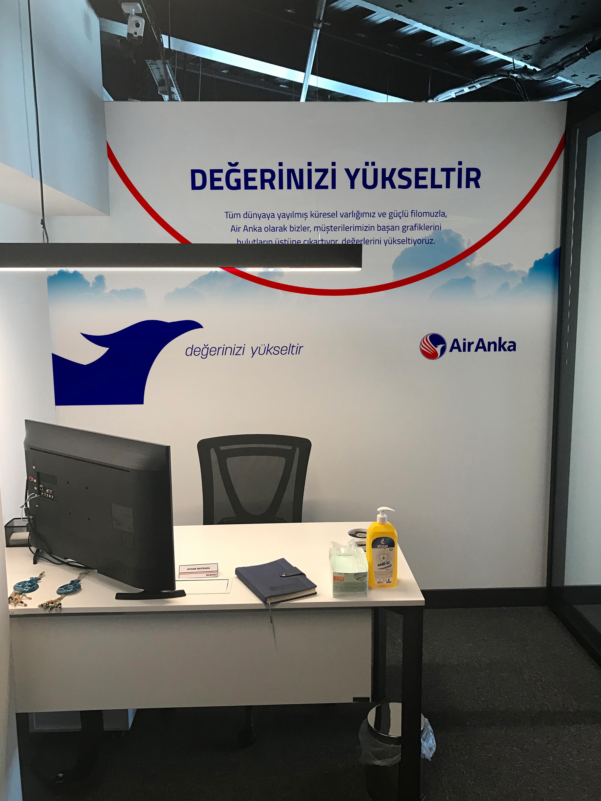 Airanka Ofis Tasarımı - KONSEPTİZ Reklam Ajansı İzmir