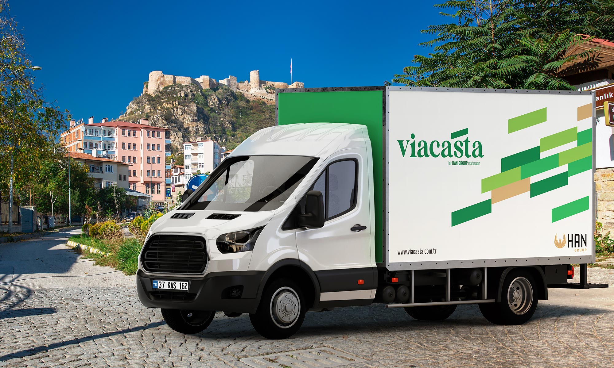 Viacasta Vehicle Wrap - KONSEPTIZ Advertising Agency in Turkey