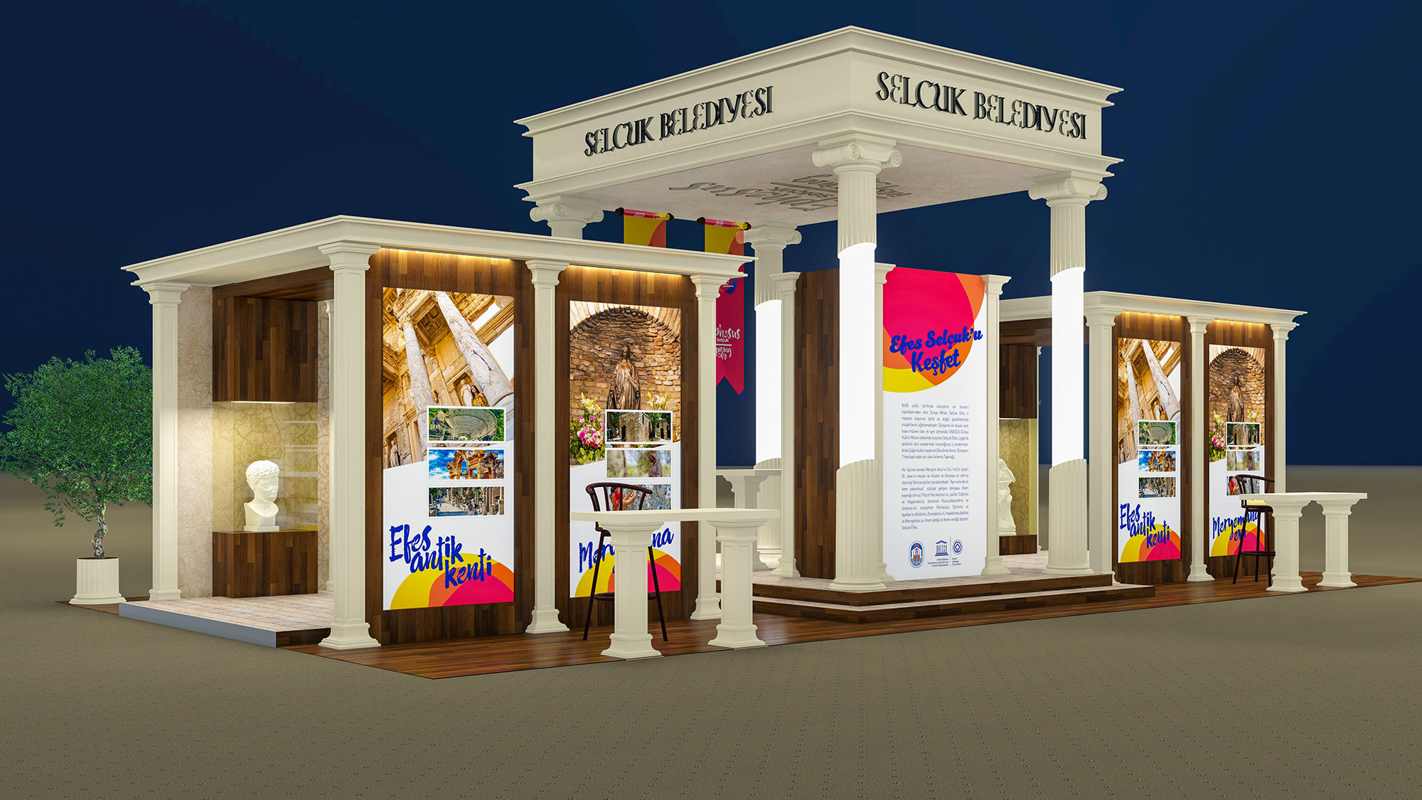 Efes Selçuk Fair Stand Design - KONSEPTIZ Advertising Agency in Turkey
